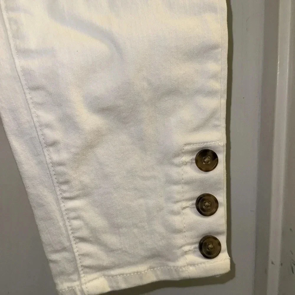 Loft White Slim Pockets Jeans
